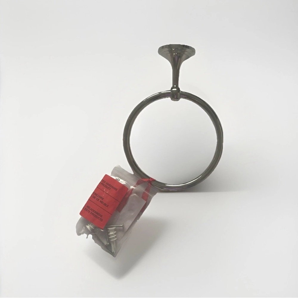 Pottery Barn Mercer Towel Ring | Finish: Polished Nickel
